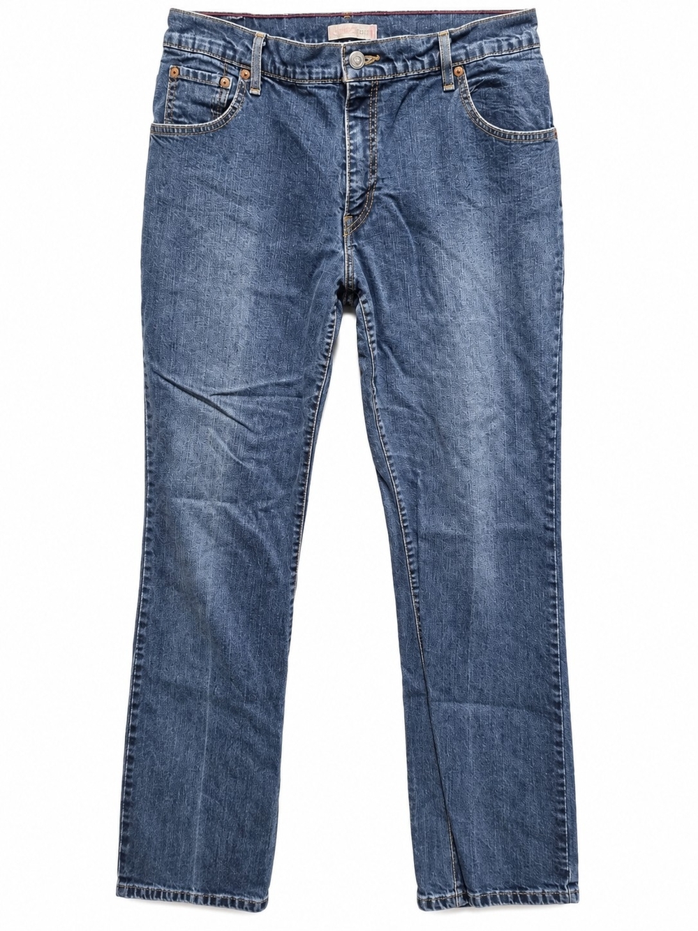 Levi’s 505 Regular Fit Jeans Size 14 Medium Straight Leg Blue Denim